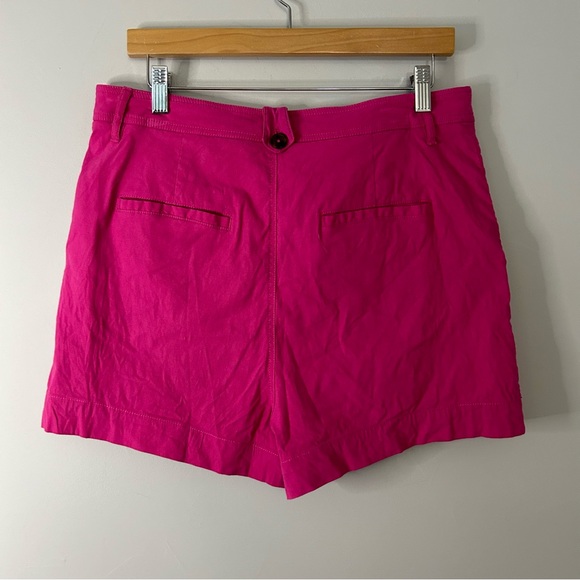 Anthropologie Maeve Classic High Rise Shorts in Pink - Picture 5 of 7